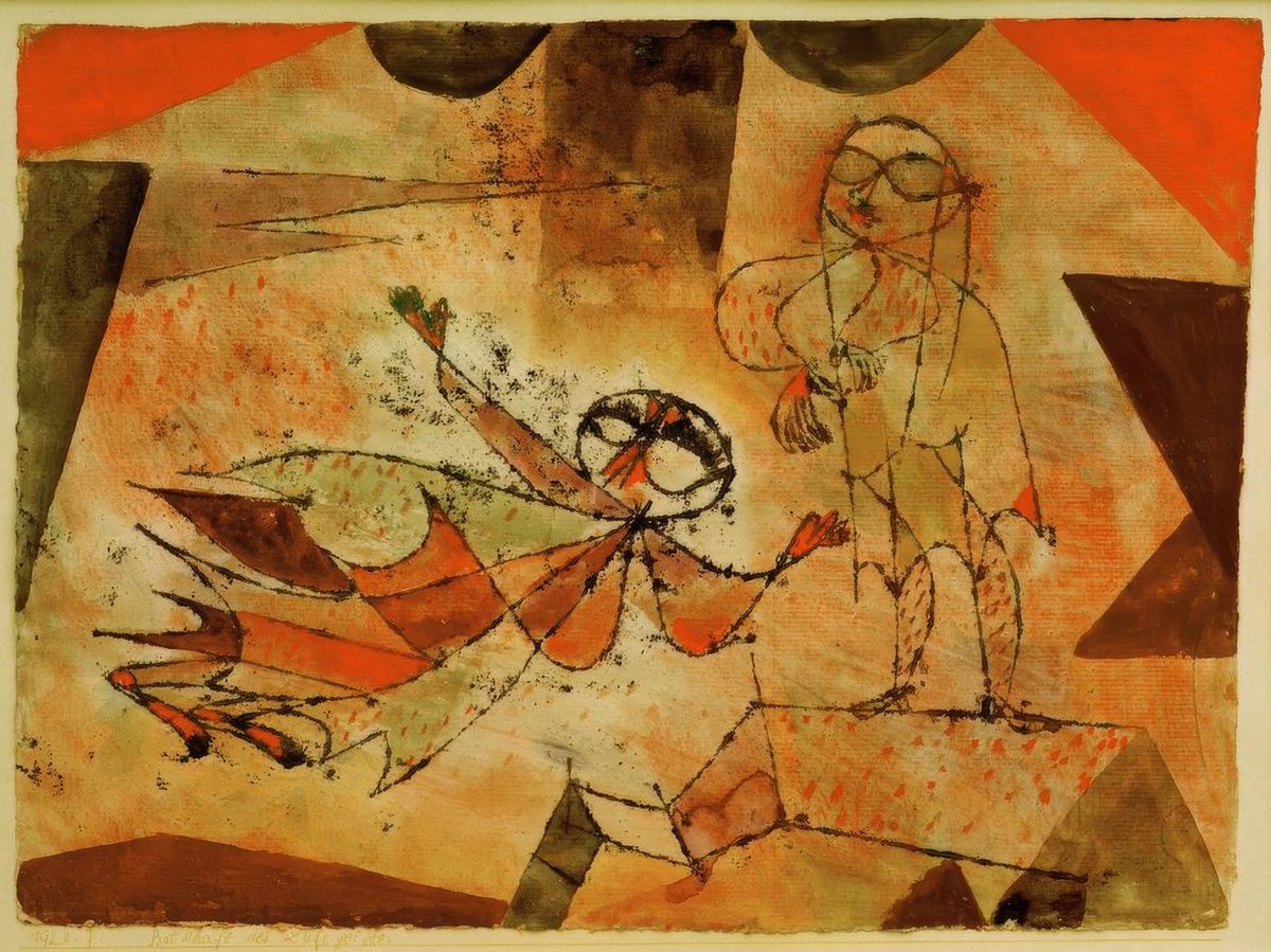 パウル・クレー （Paul Klee、1879-1940） 『空気の精の使者