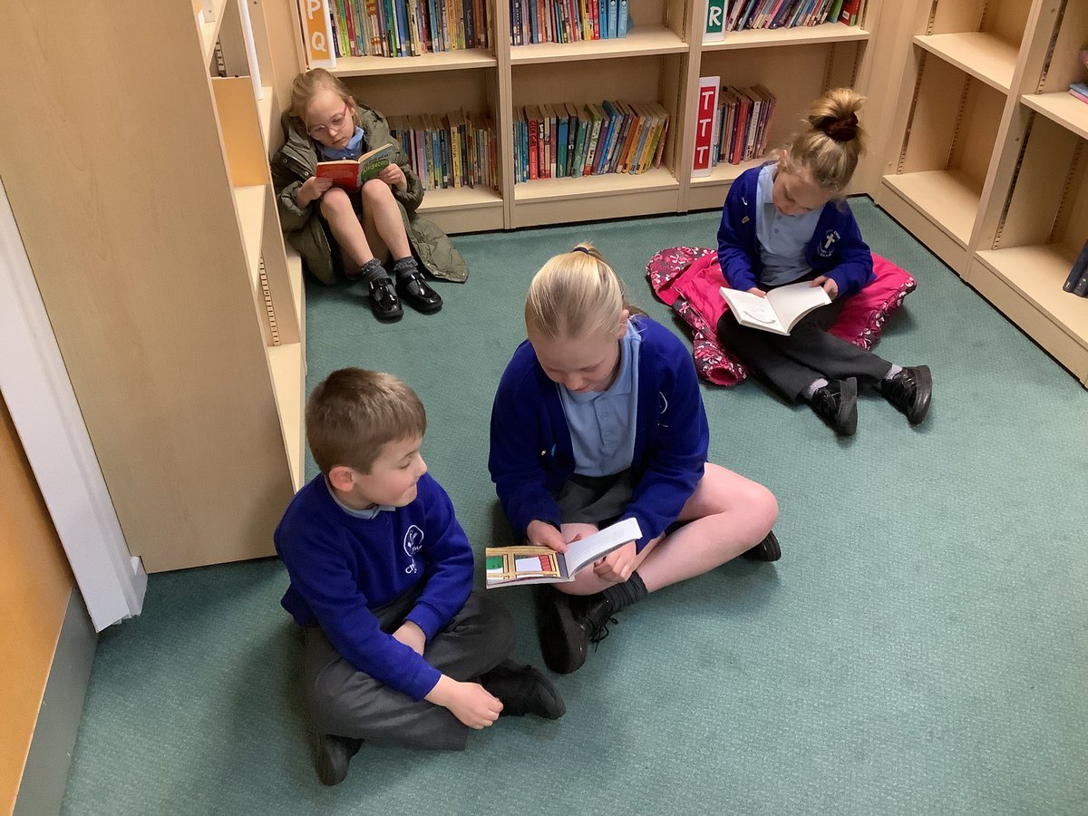 Our library club has been a big success! How lovely to see our Year 6's being such great role models, and the other children enjoying their books so much
