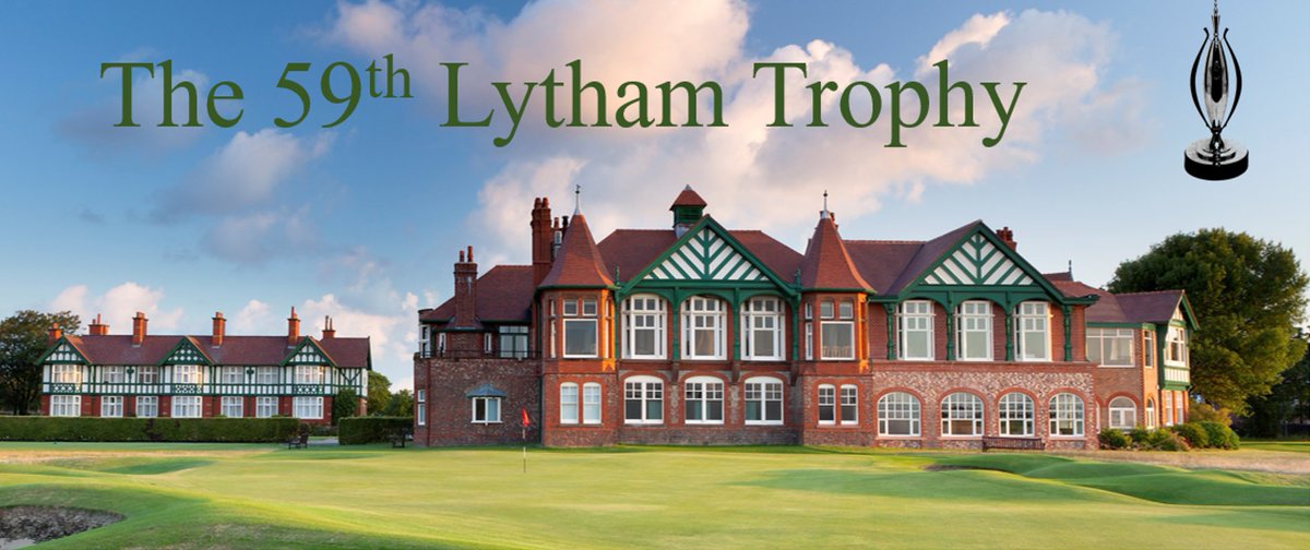 🗓 SAVE THE DATE 🗓

The 59th Lytham Trophy will be played on Friday, Saturday &amp; Sunday the 2nd, 3rd &amp; 4th May 2025.

The opening date for entries will be Thursday 2nd January 2025 at 10am

<a href="/RandA/">The R&A</a> <a href="/EnglandGolf/">England Golf</a> <a href="/rlproshop/">Royal Lytham ProShop</a>

#WalkThePathofLegends