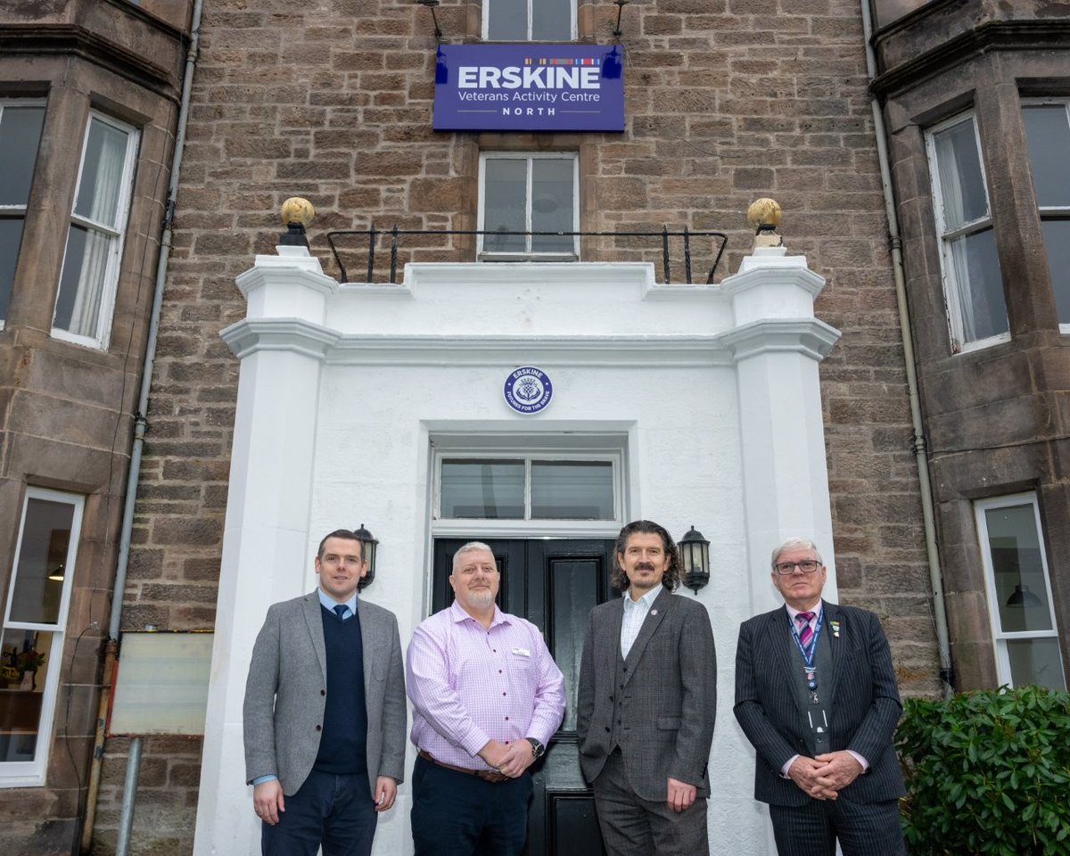 ErskineCharity's tweet image. Our Erskine Veterans Activity Centre in Forres, Moray is now OPEN! The centre will provide a vital lifeline for Veterans in the north of Scotland.

We have opened the £1.3M Erskine Veterans Activity Centre (North) following extensive research and a deep understanding of the needs…