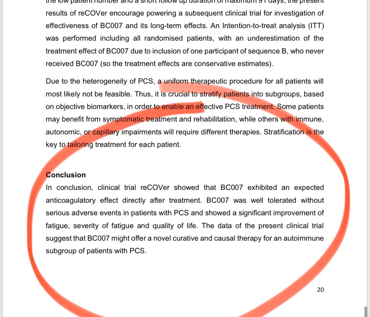 #bc007 works! But only for those with autoimmune issues. Berlin Cure’s study failed because of poor participant selection. Personally I improved IMMENSELY from this medication and demand our health institutions and govt work to make it accessible ! #longcovid <a href="/KarlLauterbachk/">Karl Lauterbach</a>