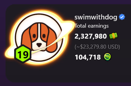 swimwithdog is officially going social! 🚀

As I kick off this channel and other social media platforms, here’s what I’ve achieved so far in 2024:

🎮 11 published games on HypeHype (x.com/HypeHypeGameApp)
💰 $23,000 earned on HypeHype
🎁 A gifted iPad Air 2024 with Magic