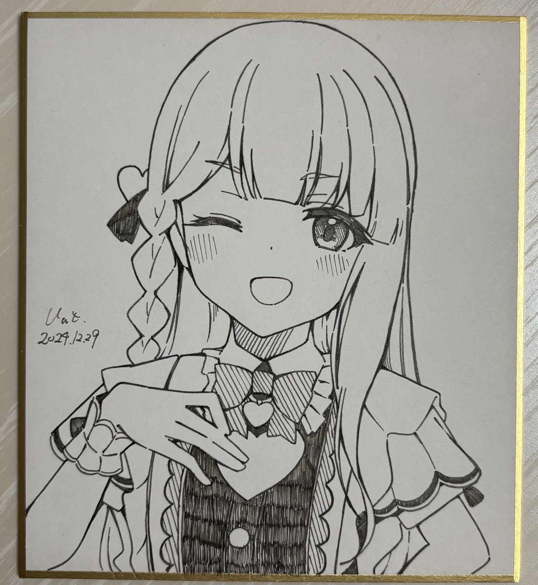 ミニ色紙すずちゃんですわ〜

コミケで頒布します 