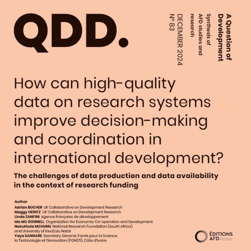 AFD_en's tweet photo. 📊Data has become a key economic resource and a decision-making tool in the development field.

However, in many low &amp; middle income countries, #data is either not available or not easily accessible for stakeholders.

Read more 👀👇
@UKCDR @OECDdev @idamcdonnell @MaggyHeintz