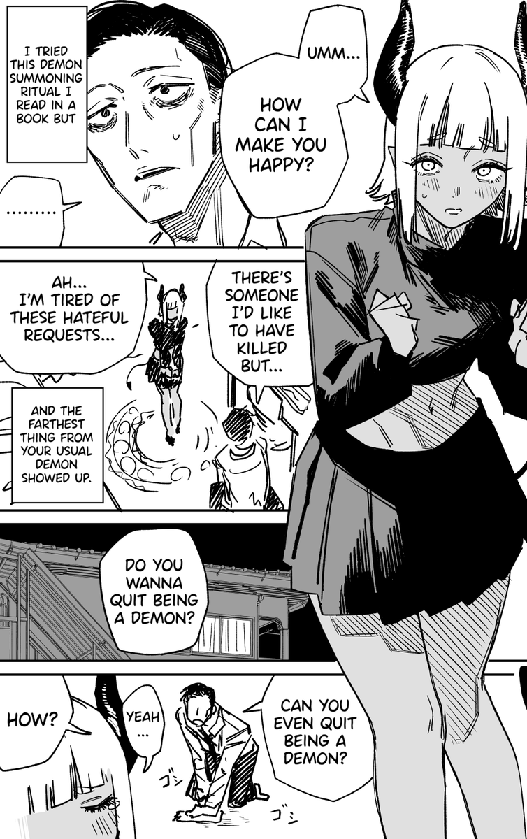 @hamita1220 English version! [To quit being a demon.] (1/2) 