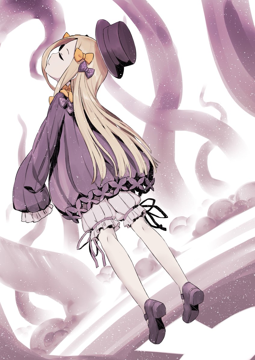 FGO「私が初めて描いたアビゲイルとかこれだぞ微塵もかわいいロリっ子とか思ってないぞ…#」|三崎にしき.n3（絵描きのイラスト