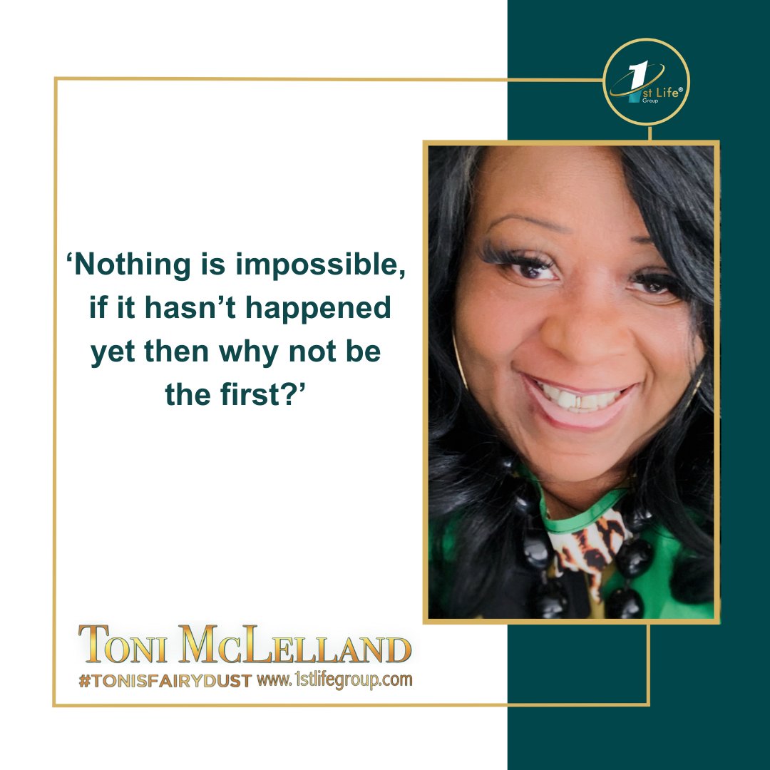 "Nothing is impossible. If it hasn't happened yet, then why not be the first?" – Toni McLelland

This powerful reminder pushes us to break boundaries, challenge norms, and embrace the courage to lead.

✨ Every great achievement once started as an “impossible” idea.
✨ Every