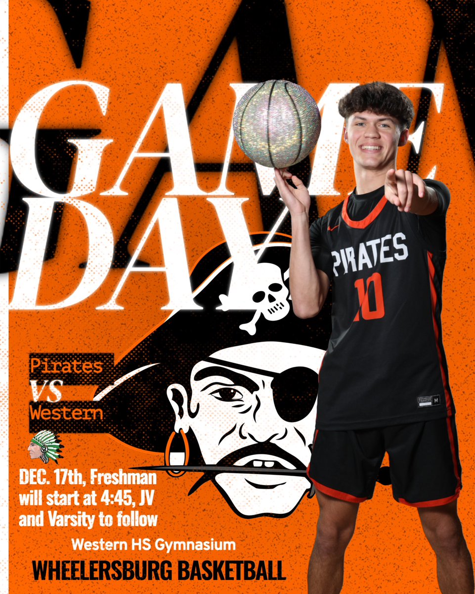 🏴‍☠️🏀PIRATE GAMEDAY🏀🏴‍☠️

🆚️ <a href="/WesternBasketb2/">T.R.I.B.E. Pride</a> (Triple Header)
🏟 Western High School Gymnasium 
🕡 Freshman Tips @ 4:45, JV &amp; Varsity to follow
📺 youtube.com/@westernyoutub…

🧵 Score updates in thread