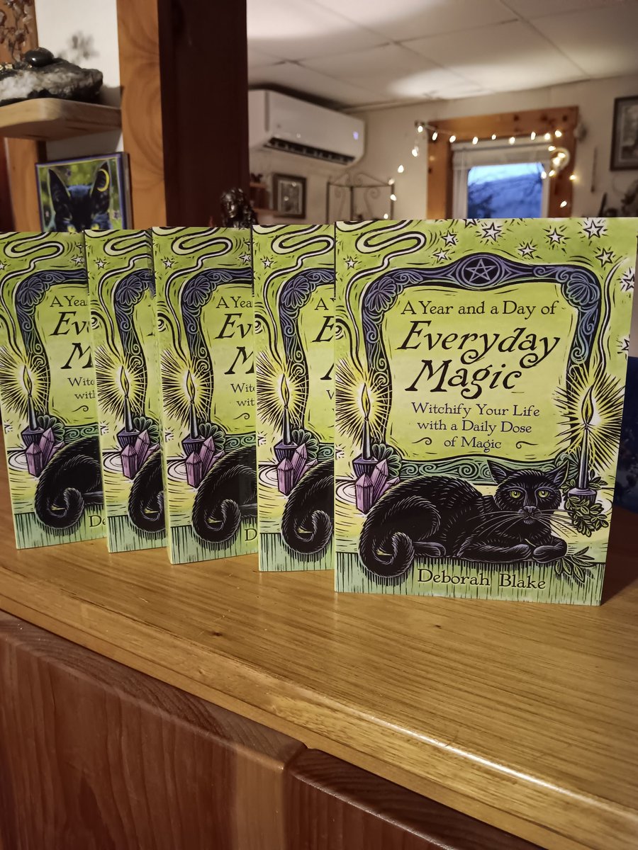 Release Day! Available now from <a href="/LlewellynBooks/">Llewellyn</a> (&amp; signed copies on my Et*y). It might not show up elsewhere until its original release day of Jan 8, but I'm celebrating today by giving away a copy to one lucky person who tells me which of the 365 days in the year is their fav.