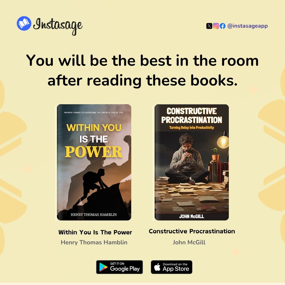 instasage's tweet photo. If you spend the next 30 days reading a book on growth and personal development, you will outshine your peers in a way you never imagined. 
You don’t have to wait for January 1st to make this a new year resolution. 
You found this for a reason. So, go read one of these books 📚📚 https://t.co/1EgBBOLTjU