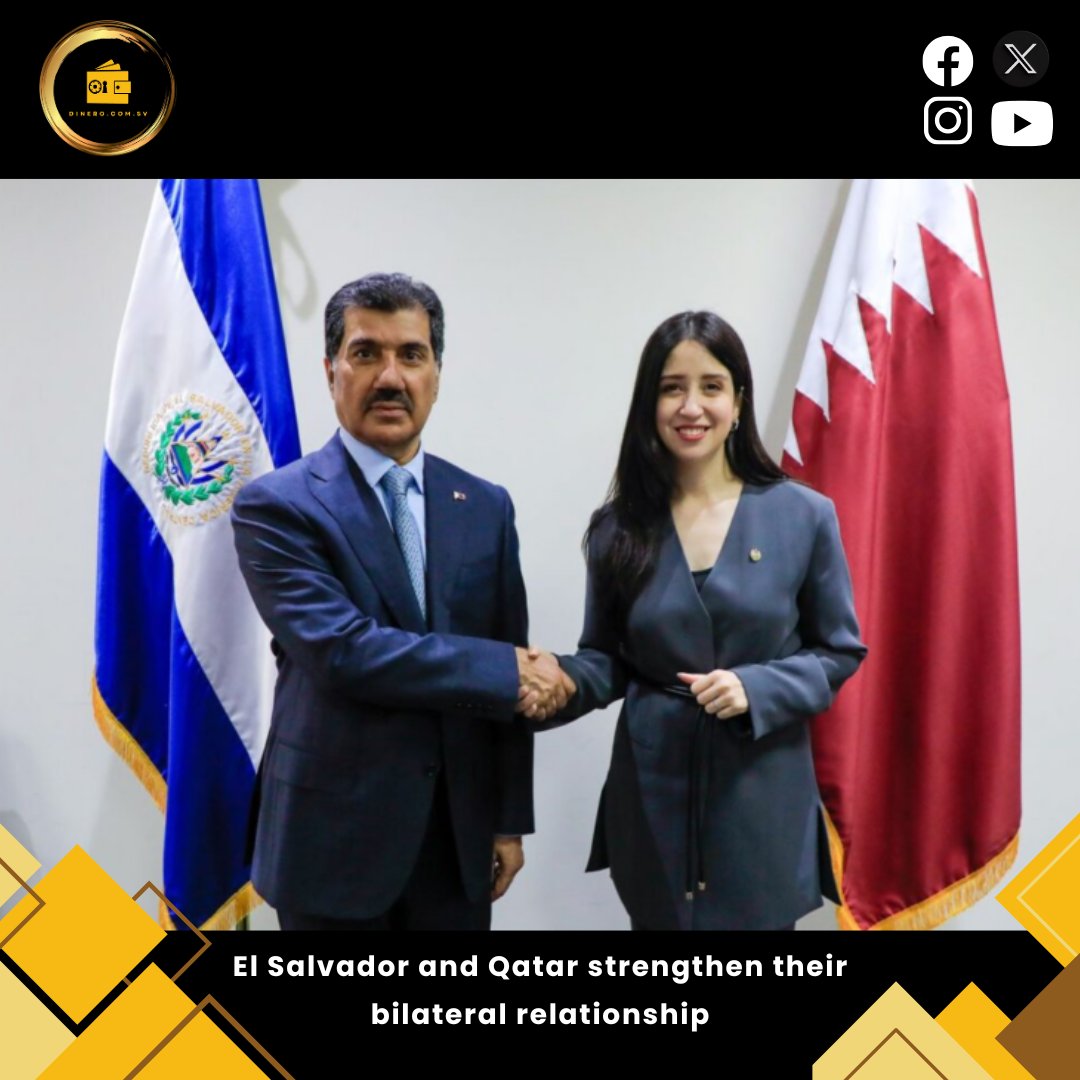 dinerocomsv's tweet image. #MISCELLANEOUS @cancilleriasv - El Salvador and Qatar have strengthened their diplomatic ties by holding the III Round of Political Dialogue at the headquarters of the Salvadoran Ministry of Foreign Affairs. 💸🪙💵💰💲🤝🌐🌎📊
Read it here: lc.cx/pqCsV_
#Dinerocomsv