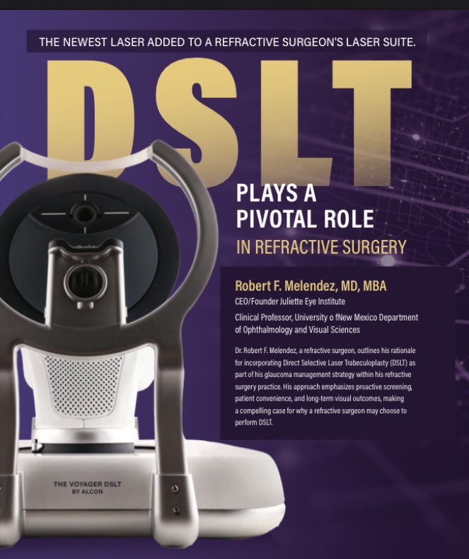 The new DSLT offers increased efficiency for the ophthalmologist and a better patient experience. The amount of time the standard SLT (5-10 minutes) takes compared to DSLT (under 1 minute) provides the opportunity of the laser eye surgeon to perform 5-10 more cases with the DSLT