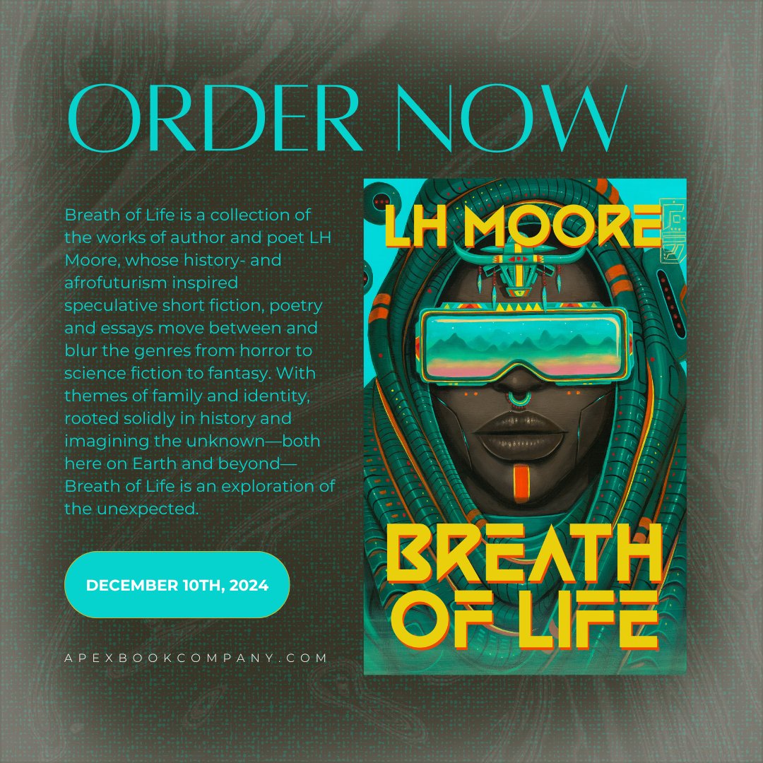 It's finally here!! HAPPY BOOK BIRTHDAY to BREATH OF LIFE! 🎈🥳🎆🎉

 Thank you to all our readers for supporting this incredible title, and to LH Moore for trusting us with her amazing body of work!

Purchase your copy here: apexbookcompany.com/products/breat…