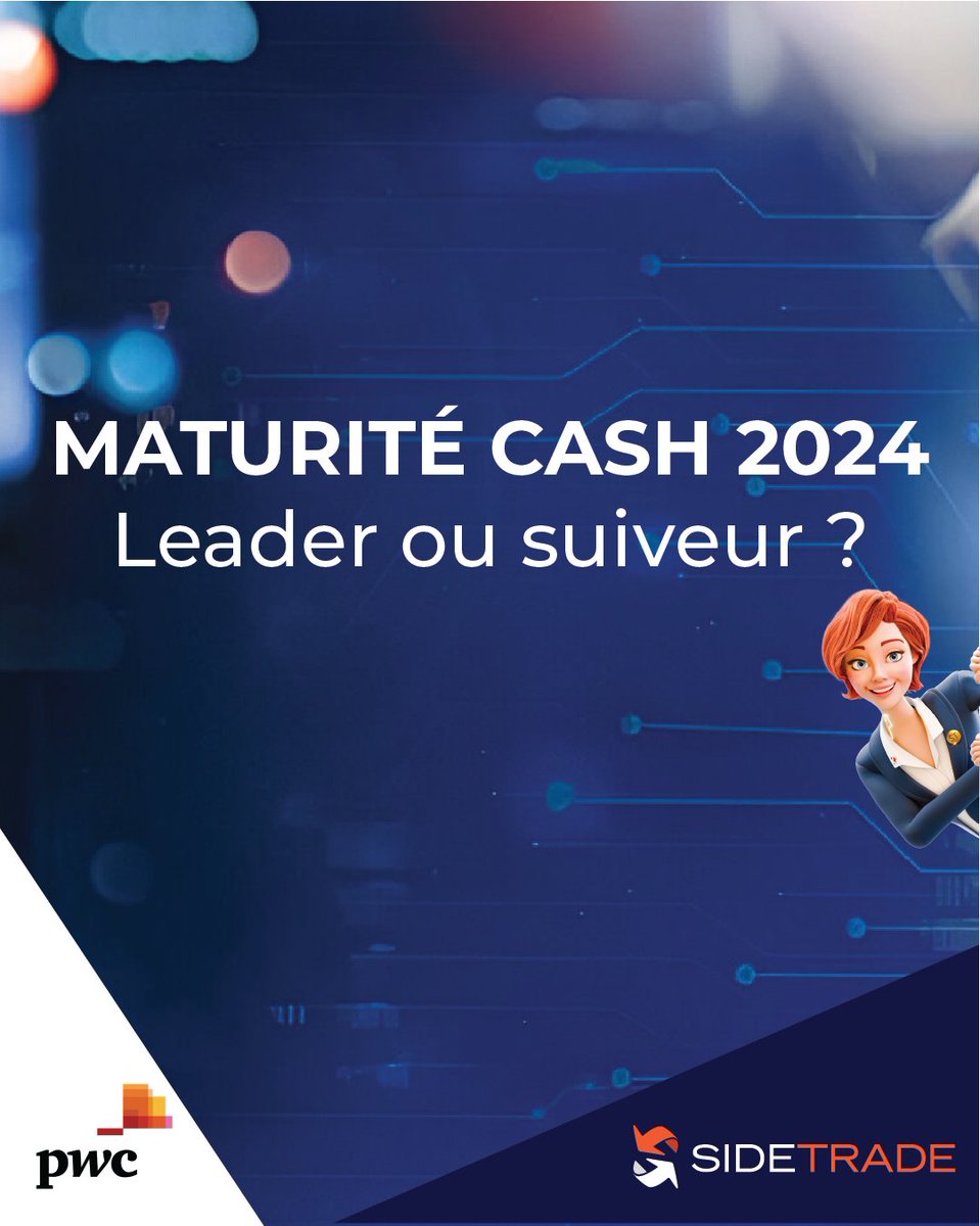 Notre étude « Cash Maturity 2024 » avec <a href="/PwC_France/">PwC France</a> révèle comment l’IA générative, l’automatisation intelligente et la montée en compétences redéfinissent la finance. En savoir plus 👉 bit.ly/4foqs0Y #AIForBusiness #SidetradeALeader