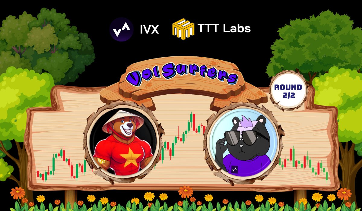 TTT_INSIGHTS's tweet photo. 🎁 Giveaway (Round 2/2): TTT Labs x IVX – 7 GTD + 20 FCFS mint Vol Surfers

We’re partnering with @ivx_fi to bring you a chance to mint whitelist spots for the Vol Surfers – an exciting opportunity you don’t want to miss!

How to participate:
✅ Follow @ttt_lab, @ivx_fi, @TTT_INSIGHTS
✅ Like, RT, tag 3 friends and comment your EVM wallet
✅ Join IVX Discord: https://t.co/RrHoPiuuUP
✅ Join “Beras in Vietnam” Tele Group: https://t.co/of8jmlqnNS

Mint Details:
- Date: December 23rd
- Supply: 4200
- Mint price: 0.025 ETH
- Platform: @kingdomlyapp

⏰ Winners will be announced in 48 hours – don’t miss out!

#IVX #TTTVN #TTT