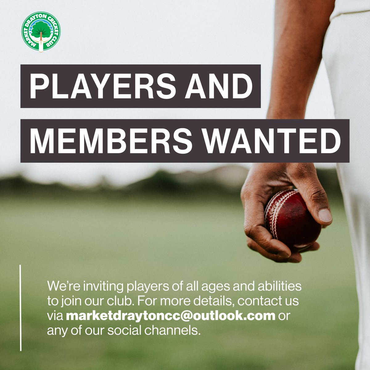 Market Drayton Cricket Club tweet media