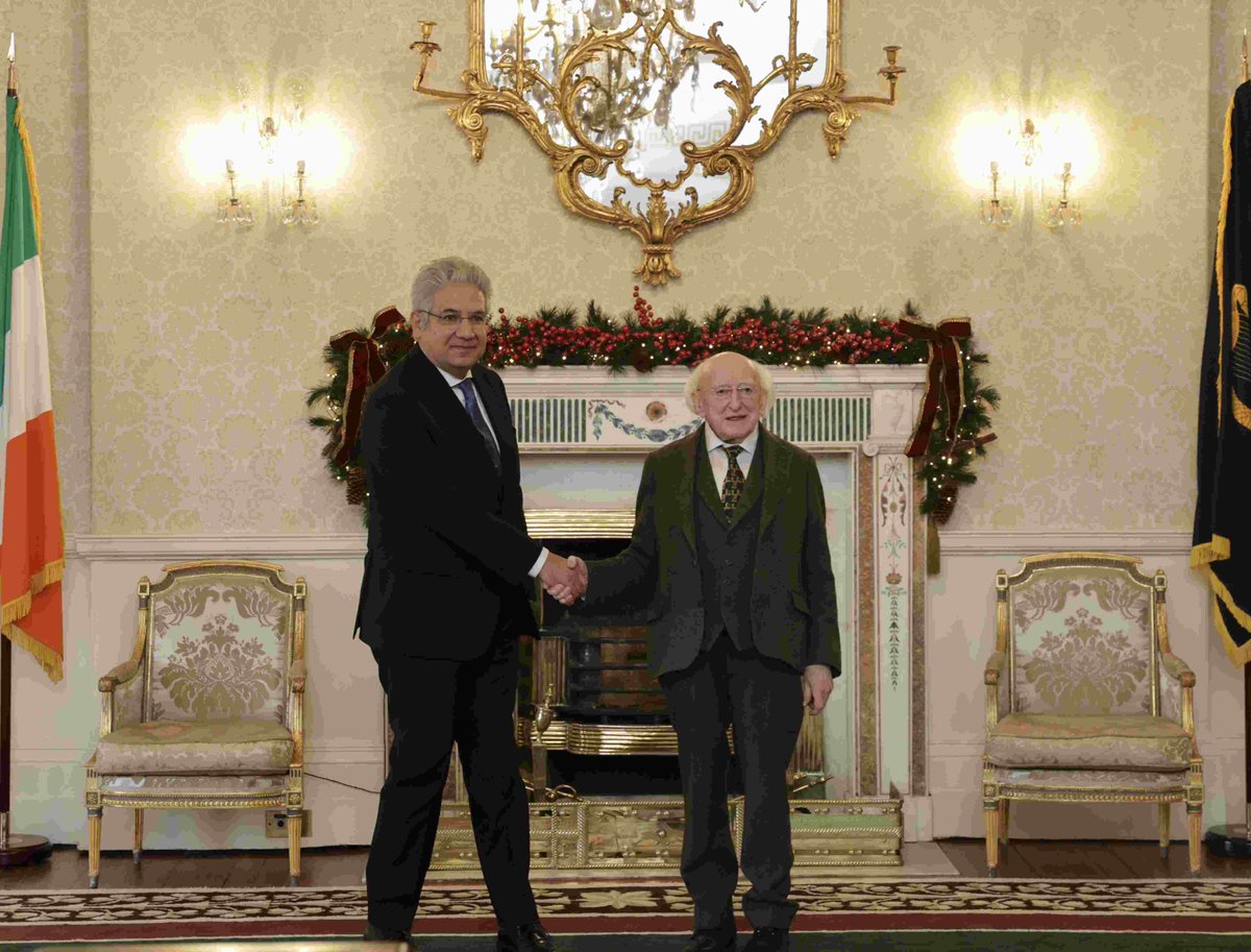 President of Ireland tweet media