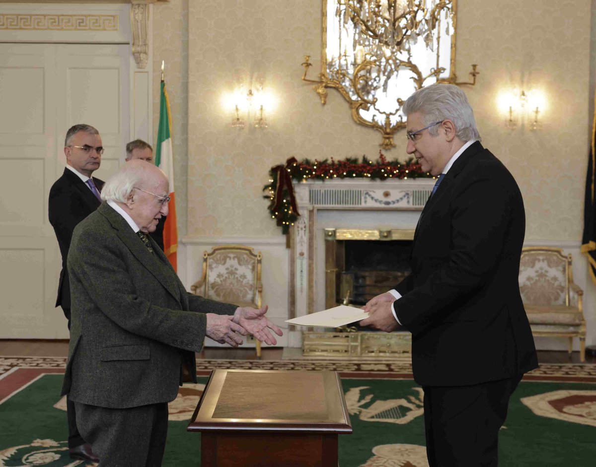 President of Ireland tweet media