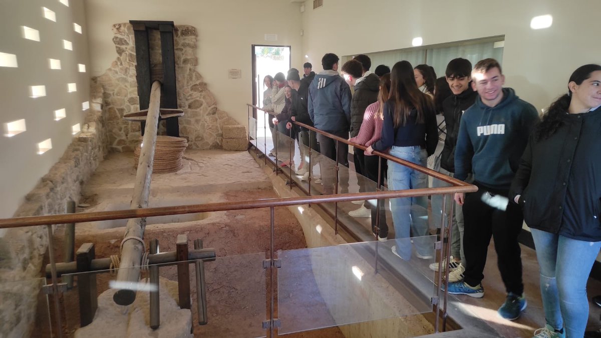 IColegiales's tweet photo. El  alumnado del T1A ha visitado DCOOP, un viaje por la historia del  aceite, su extracción, su olor y sabor le otorgan el título del oro  verde. Un posible futuro profesional para nuestro alumnado de Ciencias y  Tecnología. https://t.co/sB1CvYWhOm