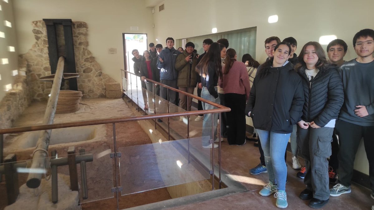 IColegiales's tweet photo. El  alumnado del T1A ha visitado DCOOP, un viaje por la historia del  aceite, su extracción, su olor y sabor le otorgan el título del oro  verde. Un posible futuro profesional para nuestro alumnado de Ciencias y  Tecnología. https://t.co/sB1CvYWhOm