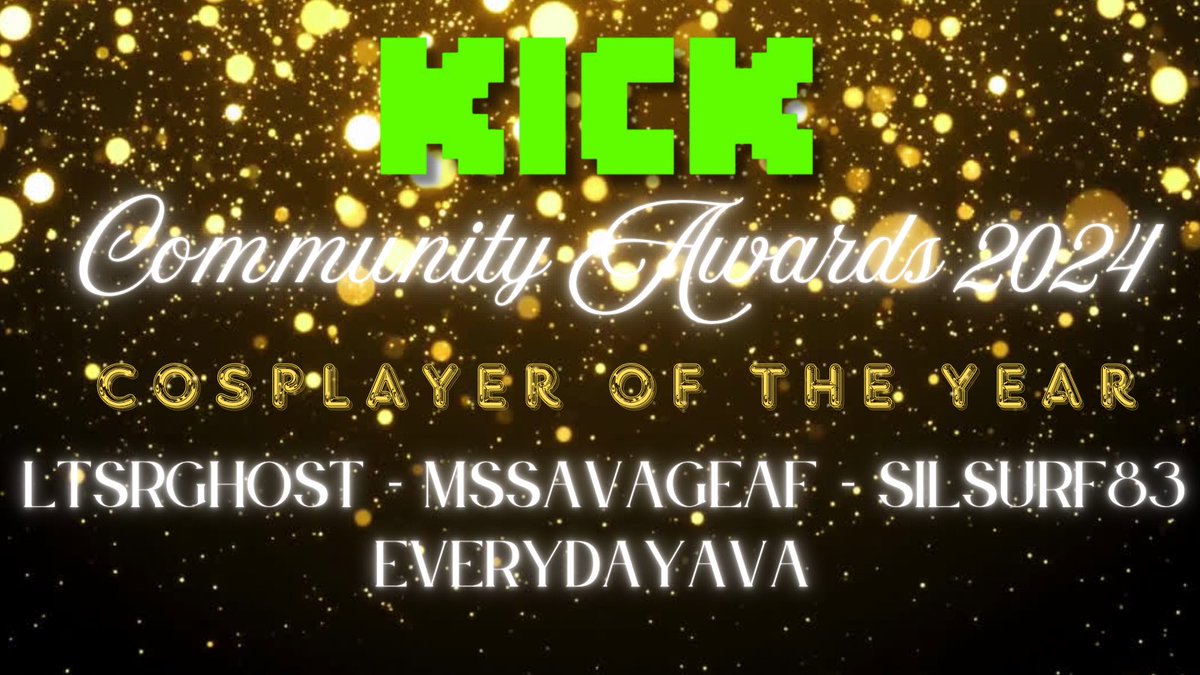 LTSRGHOST's tweet photo. I've been nominated for Cosplayer of the year at the @KickCommunity
awards.

This is my first time ever being nominated for anything, and it's all thanks to my amazing community, the #GHOSTFAM

Voting opens today at 12 p.m. EST... stay frosty.

@laurenshay_la  🙏 https://t.co/0q53ePUzhB