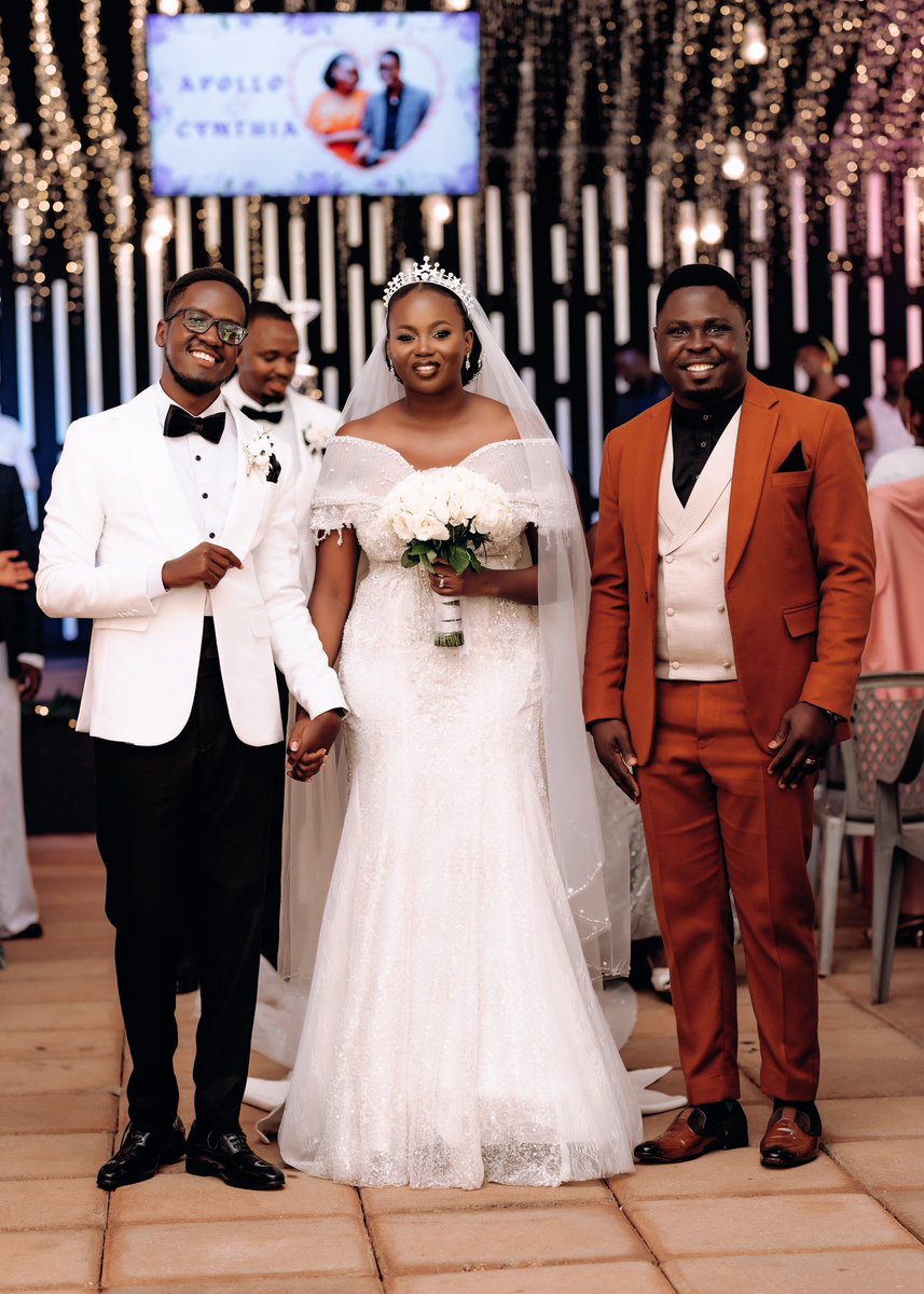 ZaakeFrancis's tweet photo. I witnessed the beautiful union of Apollo &amp; Cynthia at Watoto Church, celebrating love that has grown through friendship &amp; compassion. Cheers to a lifetime of happiness for them! From childhood to brotherhood, I’ve shared countless memories with Apollo since our primary 1 in 2000 https://t.co/GwiULb3Xkh