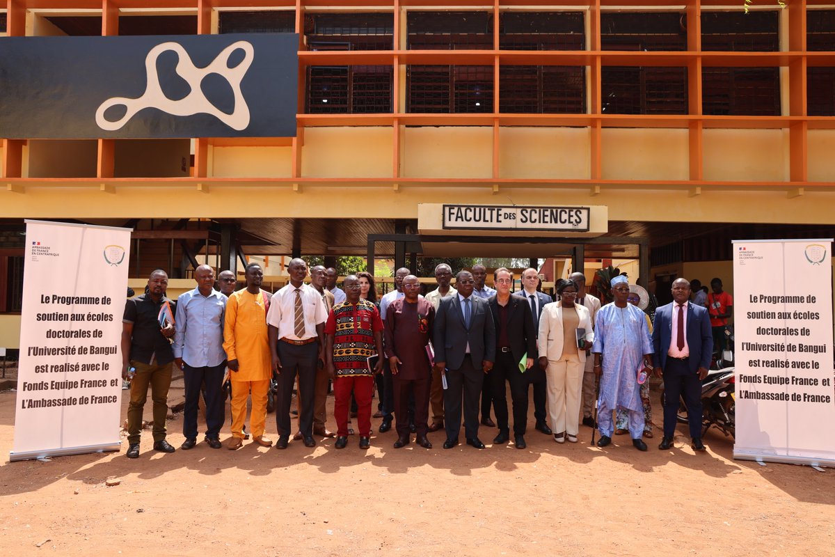 🌍✨ La France investit en Centrafrique

L’ambassade et l’Université de Bangui lancent un projet pour renforcer 3 écoles doctorales. 🎓🇫🇷

#Éducation #Recherche #Coopération