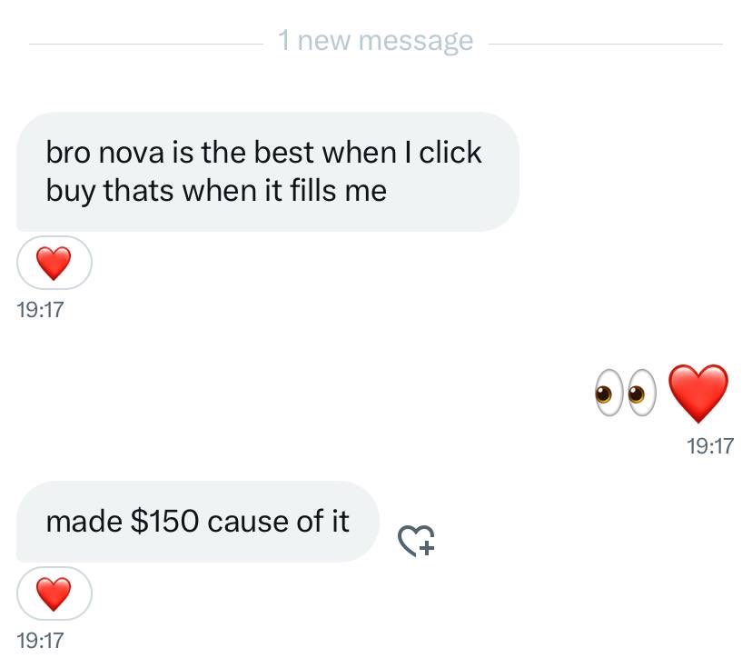 redwithbag's tweet photo. Nova is back on NEO BullX! 💜

Update your extension 👇

https://t.co/SSWSUfFNHx

If you need access to Nova:

https://t.co/Gd1POYsU6W https://t.co/riO2mCl3IB
