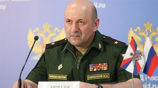 RpsAgainstTrump's tweet photo. 🚨Lieutenant General Igor Kirillov, head of Russia’s Nuclear, Biological, and Chemical Protection Forces and wanted for war crimes in Ukraine, was killed this morning in Moscow when a bomb hidden in a scooter exploded outside his apartment building. https://t.co/ElQcTxkGie