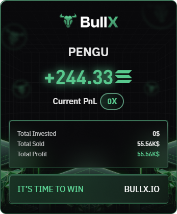 Just sold my $PENGU airdrop

Thinking to give away at least half

Like, RT, Leave a reply with your $SOL wallet

Must be following ofc