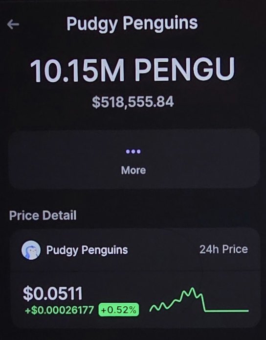 Who has never won anything ?
 
Giving away some $PENGU

Drop your $SOL wallet, follow &amp; retweet

Picking a winner in 24 hours ⏰