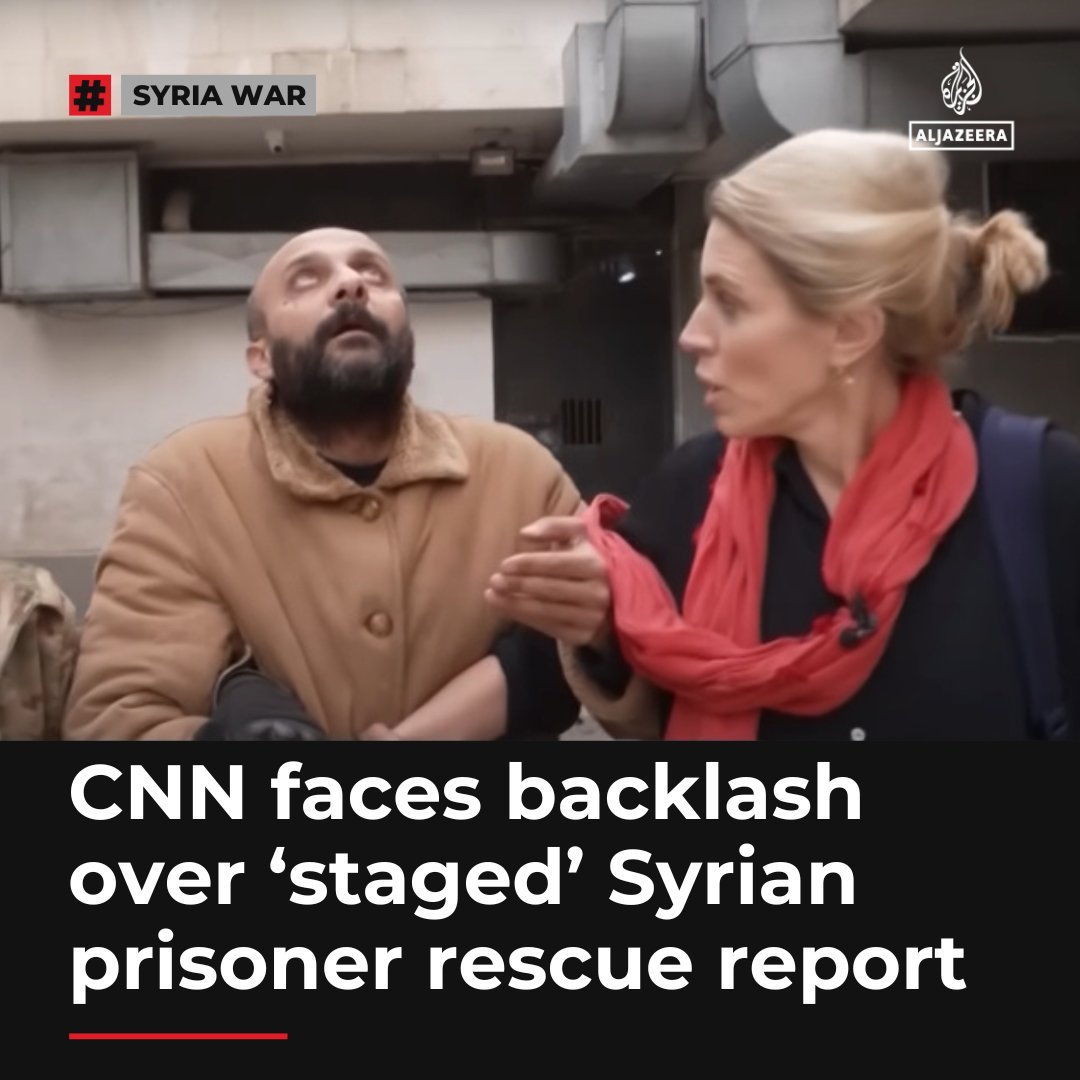 XNews24_7's tweet image. 🚨🪖🚨BREAKING: CNN admits they were DUPED! The 'freed Syrian prisoner' was actually an Assad regime INTELLIGENCE OFFICER using a false name! The media's credibility just took another hit. #CNNExposed #FakeNews #SyriaDeception
 #CNNBacktrack, #MediaFail, #JournalismCrisis