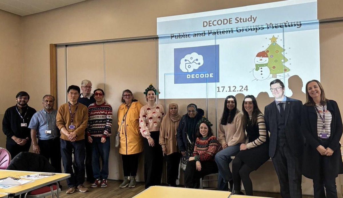 DECODE project (@decodeproject2) on Twitter photo Thanks to our wonderful PPIE Group members for all their help in 2024. Some made it along to a pre-Christmas meeting at the Brite Centre, Leicester, today, with added festive cheer and mince pies๐ <a href="/AIM_RSF/">AIM RSF</a> <a href="/LPTresearch/">LPT Research Team</a> <a href="/lborouniversity/">Loughborough University</a> <a href="/LPTnhs/">Leicestershire Partnership NHS Trust</a> Thanks to our wonderful PPIE Group members for all their help in 2024. Some made it along to a pre-Christmas meeting at the Brite Centre, Leicester, today, with added festive cheer and mince pies๐ <a href="/AIM_RSF/">AIM RSF</a> <a href="/LPTresearch/">LPT Research Team</a> <a href="/lborouniversity/">Loughborough University</a> <a href="/LPTnhs/">Leicestershire Partnership NHS Trust</a>
