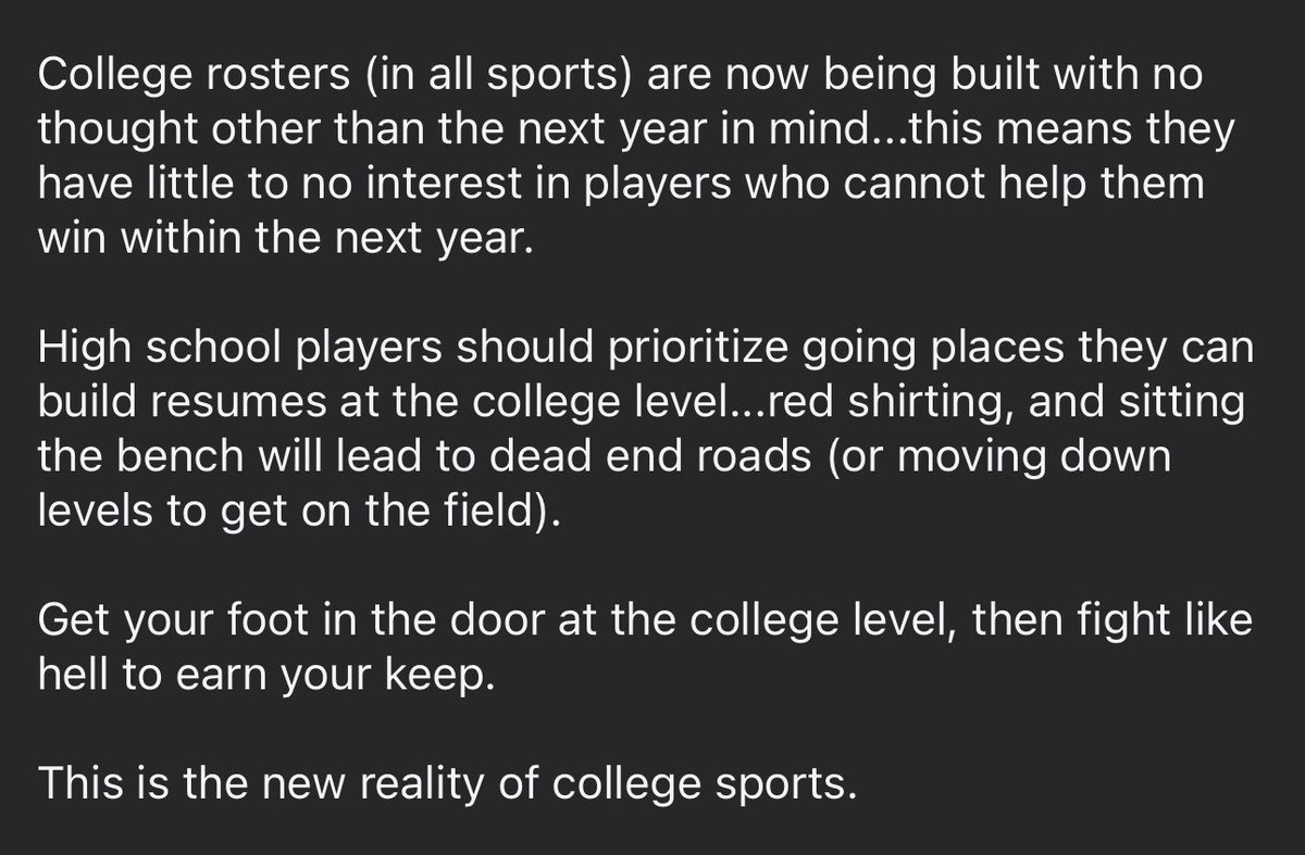 The new reality of college sports 👇