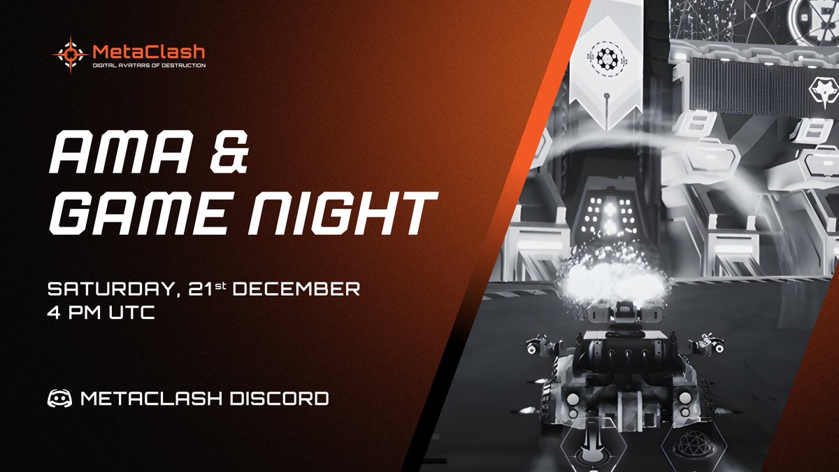 AMA + Game Night = Epic Night! 🔥🎮

Let's gather around the Round Table in Discord for an AMA like no other, with exclusive gameplay previews. Be there or be square!

📅 Saturday, 21st December | 4 PM UTC 
🎙️ Round Table