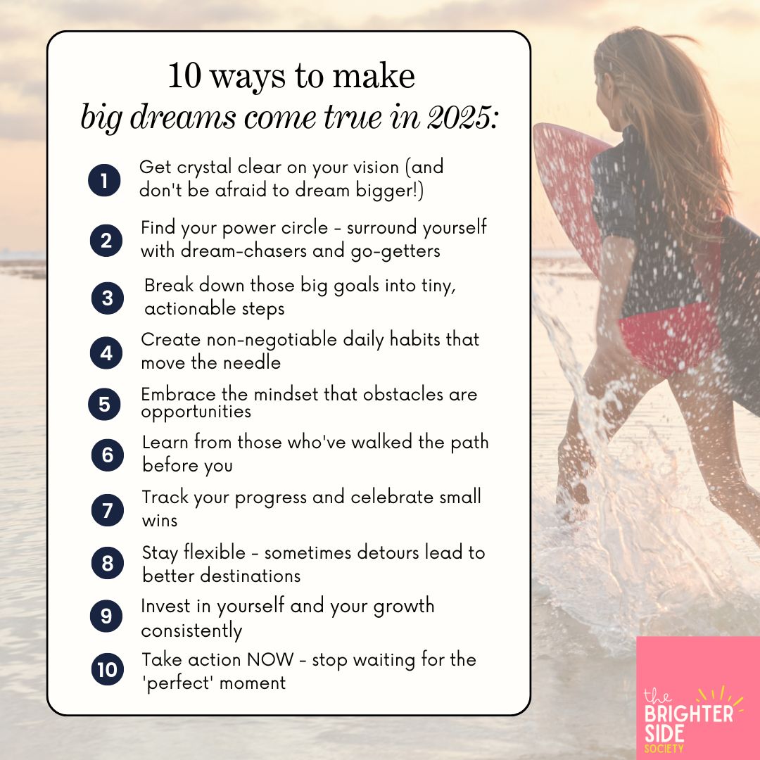 sipindipity's tweet image. 10 Ways to Make Your Big Dreams Come True in 2025 ✨