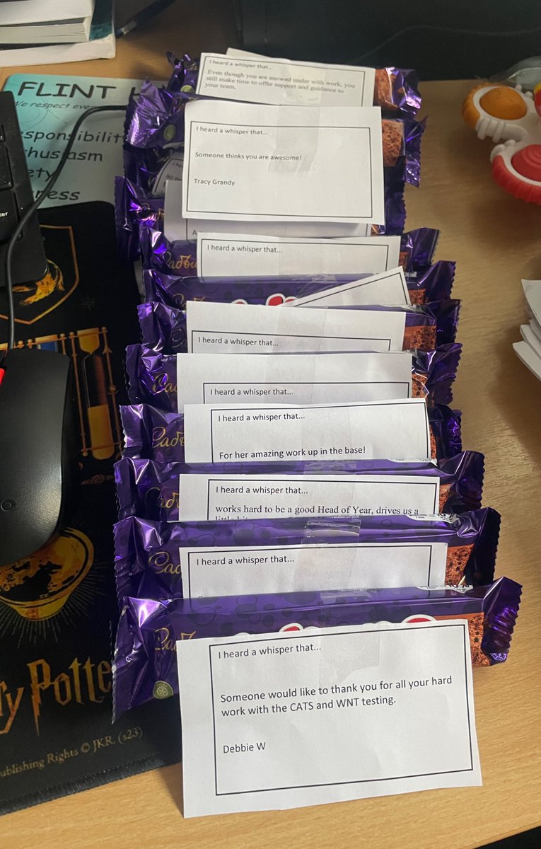 Flint High English (@flint_english) on Twitter photo It’s end of term whisper time! Nominated by staff for staff. Always nice to hear what others think of you! ❤️ <a href="/flinthigh/">Flint High School</a> It’s end of term whisper time! Nominated by staff for staff. Always nice to hear what others think of you! ❤️ <a href="/flinthigh/">Flint High School</a>