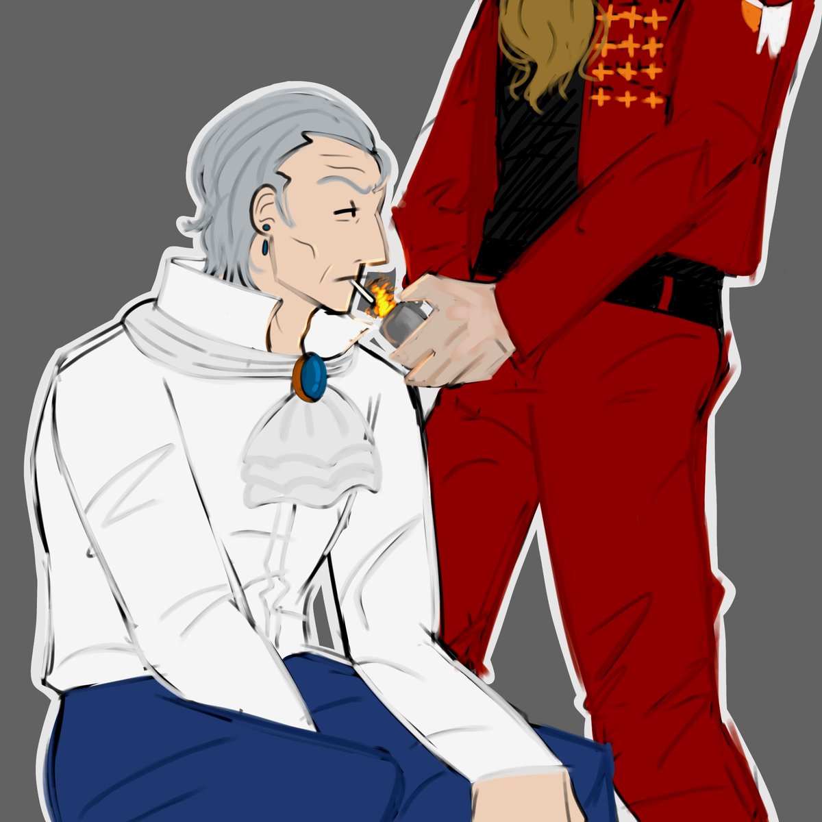 t4tsaimota's tweet image. something about innuendos

#AceAttorney #BlaiseDebeste #ExcelsiusWinner #ManfredvonKarma #blaisefred