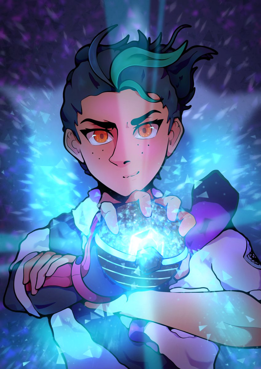 My full Nemona piece for <a href="/HallofFameZine/">Hall of Fame Zine 🌟 Leftovers CLOSED!</a> ! ✨ Honored to have been selected to depict her 🥹 I love her so so much 🩵💚