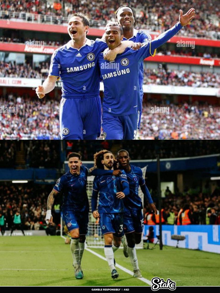 Current Chelsea players recreating old iconic Chelsea pictures.

A beautiful thread.🧵