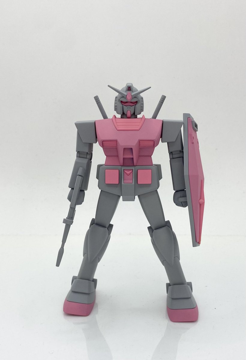 「久しぶりの進捗 令和版ベストメカコレクション ガンダム、股関節の開脚と首の角度調」|ばにら🫠のイラスト