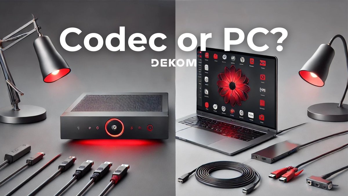 DEKOMSystems's tweet photo. Codec or PC: What’s the Right Choice for Your Business?

📌Learn here: https://t.co/h5qpb2cVo1🔗

Have questions? DEKOM team is here to assist!
🌐https://t.co/Q8XdtiHjNY https://t.co/X2UMXXYxn5