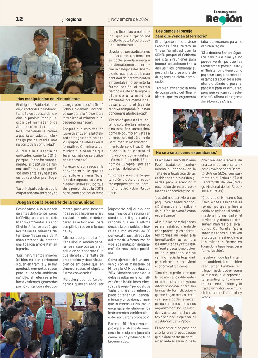 Ocurrió en el auditorio del <a href="/ColegioCisa/">Colegio Integrado San Antonio CISA - California</a> de California, donde los asistentes plantearon fuertes cuestionamientos a la convocatoria, al evidenciar la ausencia de instancias decisorias de temas ambientales como la <a href="/CARCDMB/">CDMB</a>, así como de la Procuraduría, la Defensoría y la Personería