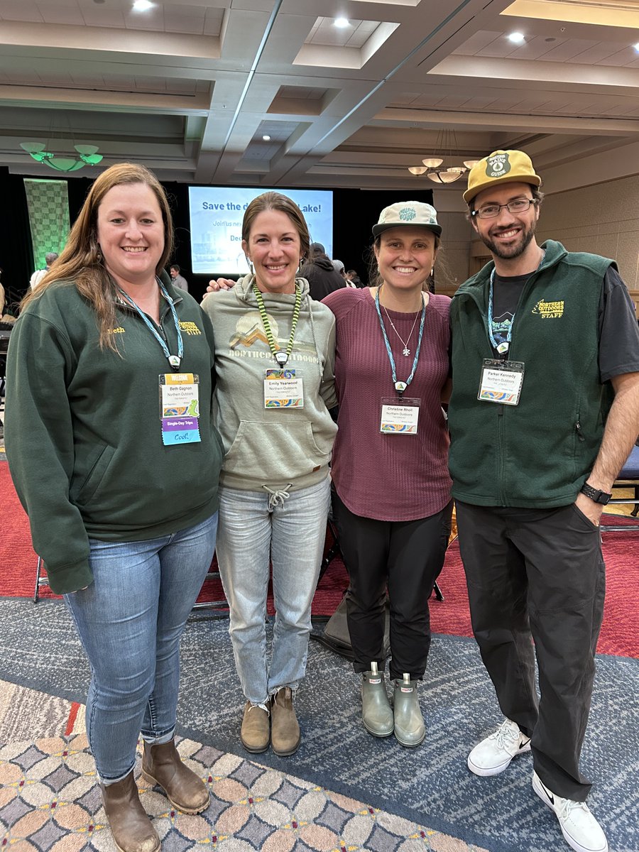 This #GreenTeam crew just wrapped up a trip to TN for the 2024 America Outdoors Conference! ☀️

Thanks for repping Northern Outdoors, and thank you America Outdoors for a great week! 💚