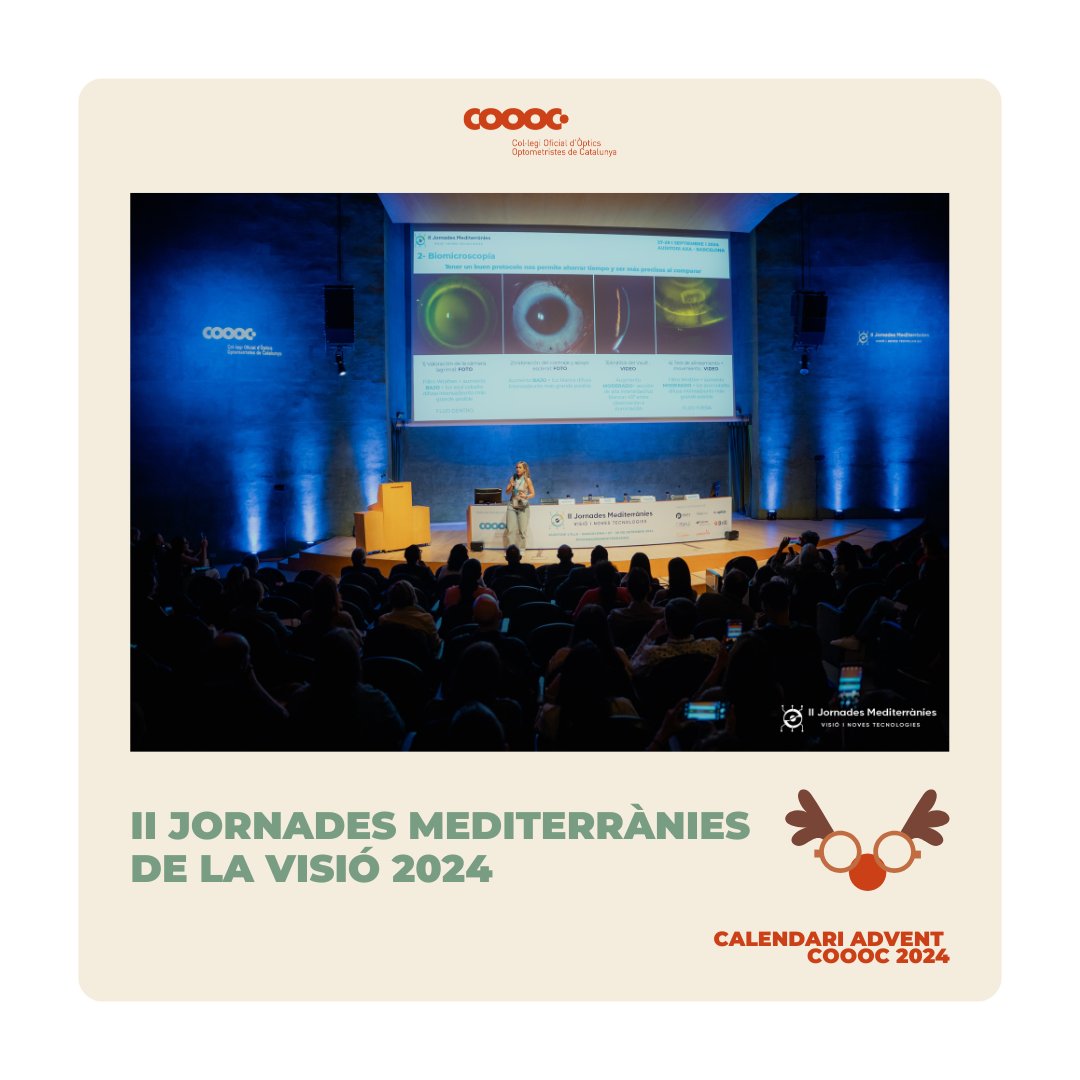 📚El cap de setmana del 27 de setembre, Barcelona va ser l'escenari de les II Jornades Mediterrànies de la Visió, sense dubte un dels moments més destacats del 2024! 🙌