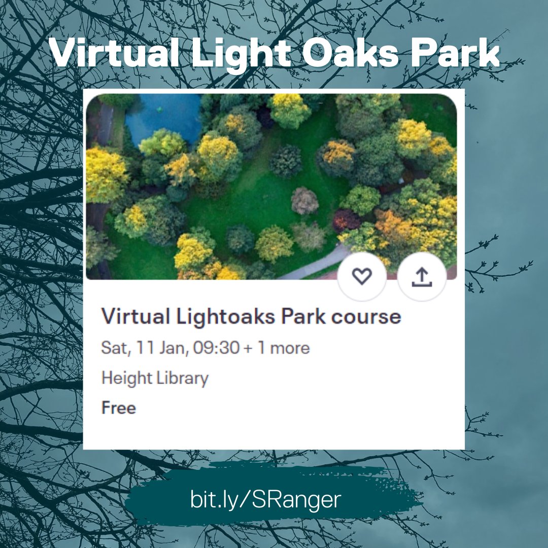 Virtual Light Oaks Park will transform the green space into a digital tool to make it more accessible to all 🌳

Sign up to this free AQA certified course 'Using Digital Tools for Environmental Visualisation'. 

👉Sign up here &amp; find out more: bit.ly/SRanger