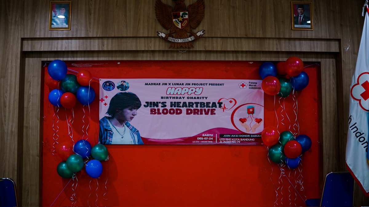 LunarJinProject's tweet photo. Celebrating Jin's birthday with purpose! 💜 10 days ago, we came together to give the gift of life through a meaningful blood donation event🩸✨
Thank you to everyone who joined and made a difference—just like Jin inspires us to do every day❤️💚💙

#Happy_Jin
#HappyJinDay https://t.co/gdMS9mihZB