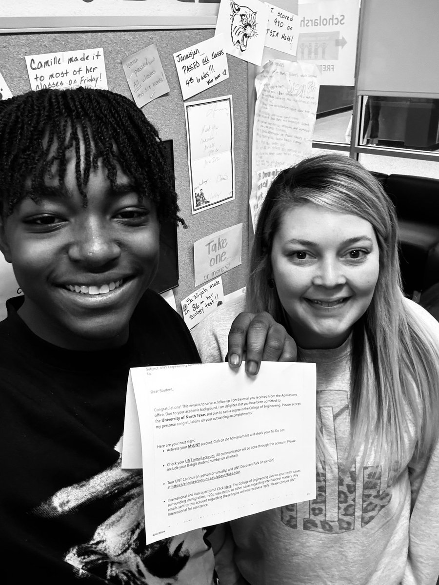 BethechangeMrs's tweet photo. There’s nothing better than starting your day off with some epic news! Officially accepted into UNT College of Engineering!!!!! Let’s goooooo!!! These Temple kids have my heart! 💙🐾💙#proudcounselor https://t.co/ZPeoLGokg5