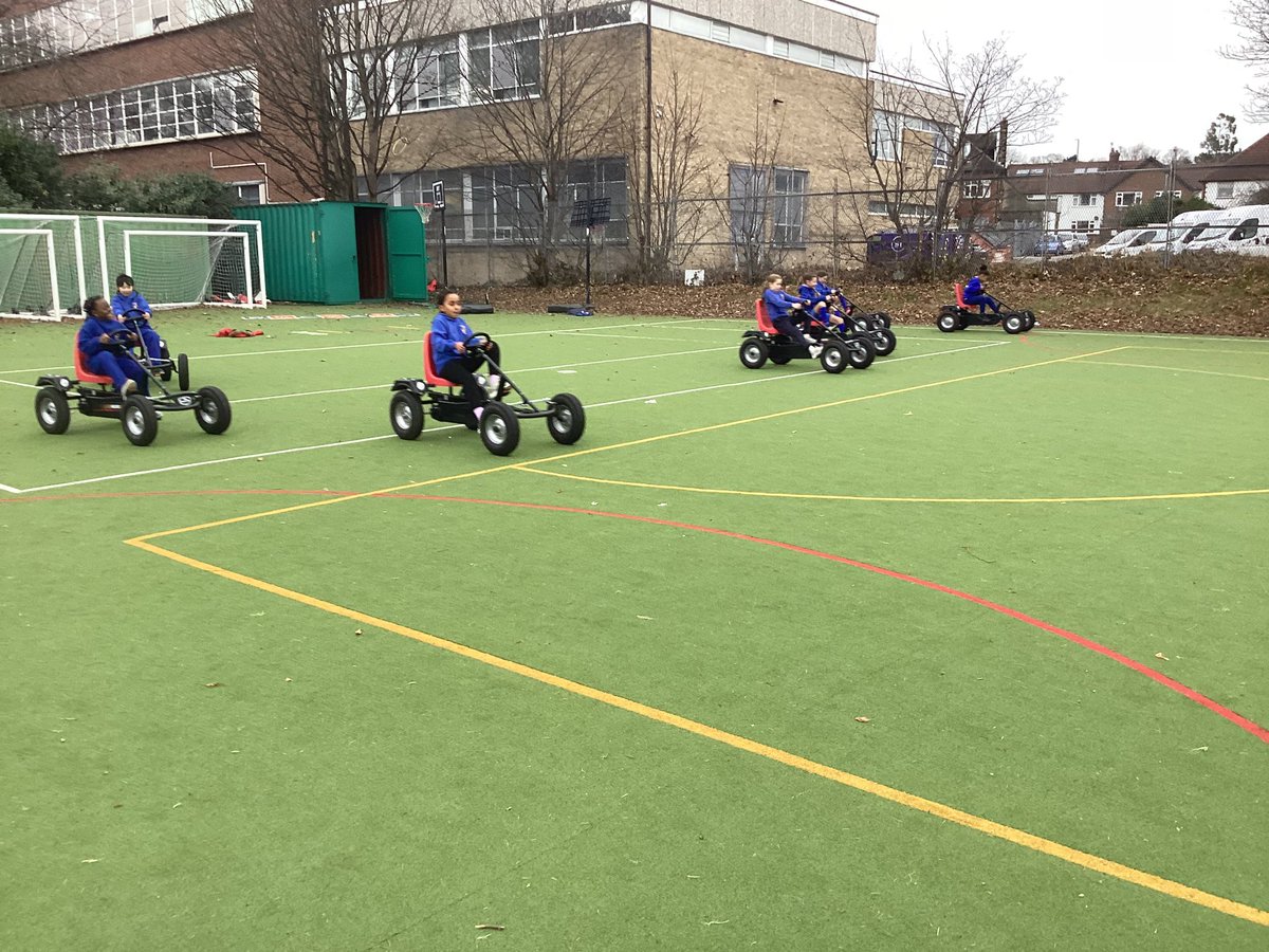 An extra special PE lesson - wacky races!