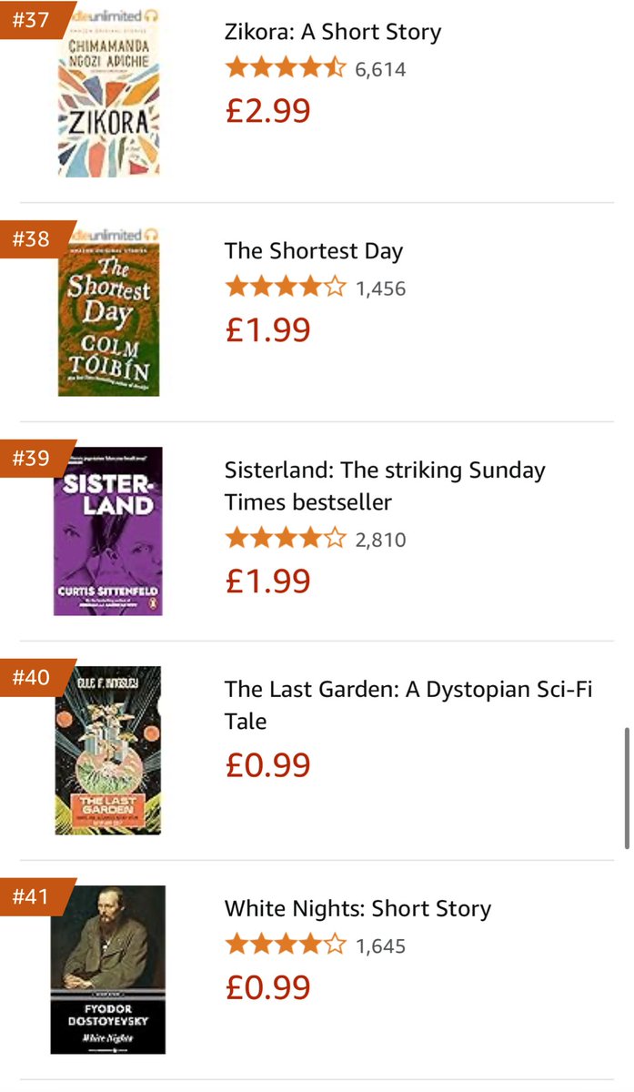 ellefkingsley's tweet photo. Sorry to be a broken record, but utterly stunned that The Last Garden has broken into the Top 50 Bestseller List for literary short stories! ๐ฅน
It also hit 146 in dystopian sci-fi ๐ซ
Speechless. All I can say is thank you all ๐ซถ๐ป
#bestsellerlist #amazonbestseller #top50books https://t.co/PvOgbOyoPg